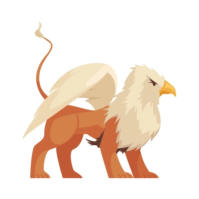 Greek gods mythical creatures composition with isolated character of creature vector illustration