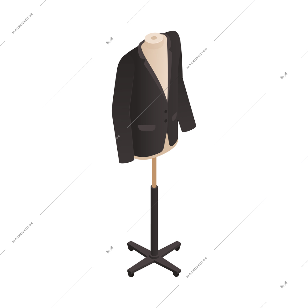 Male Body Mannequin Composition, Vectors