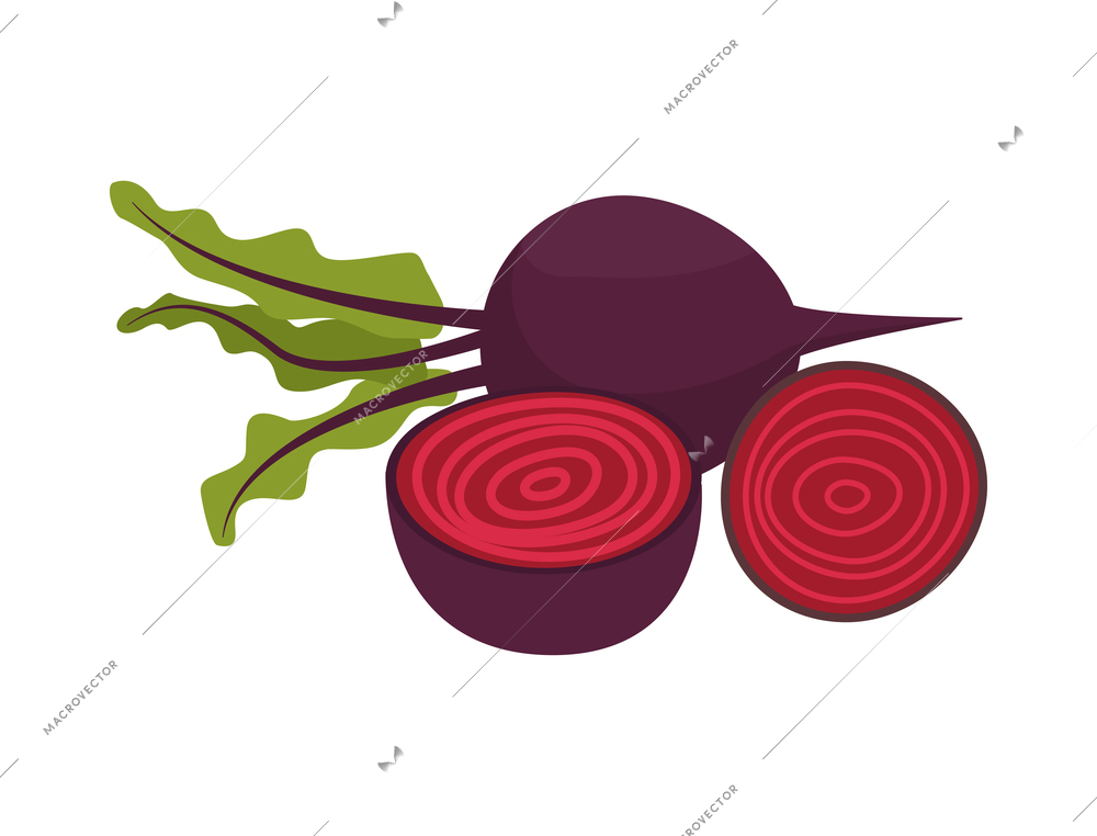 Farmers market isometric composition with isolated image of organic farm product on blank background vector illustration