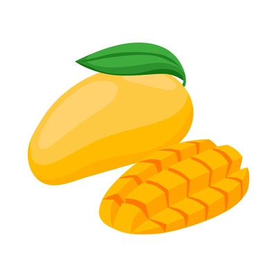 Isometric philippine travel composition with isolated image of tropical fruit with cuts vector illustration