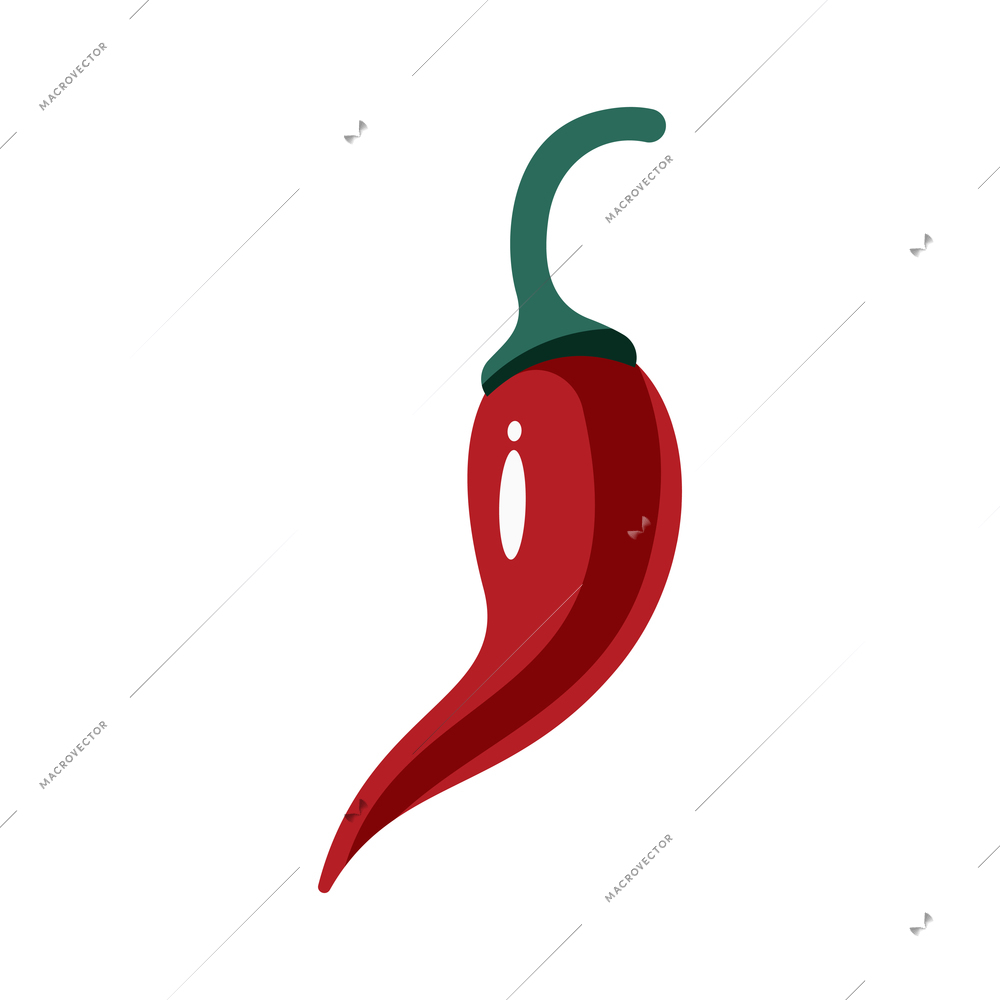 Day of dead as mexican ethnic holiday cartoon composition with isolated image of red pepper vector illustration