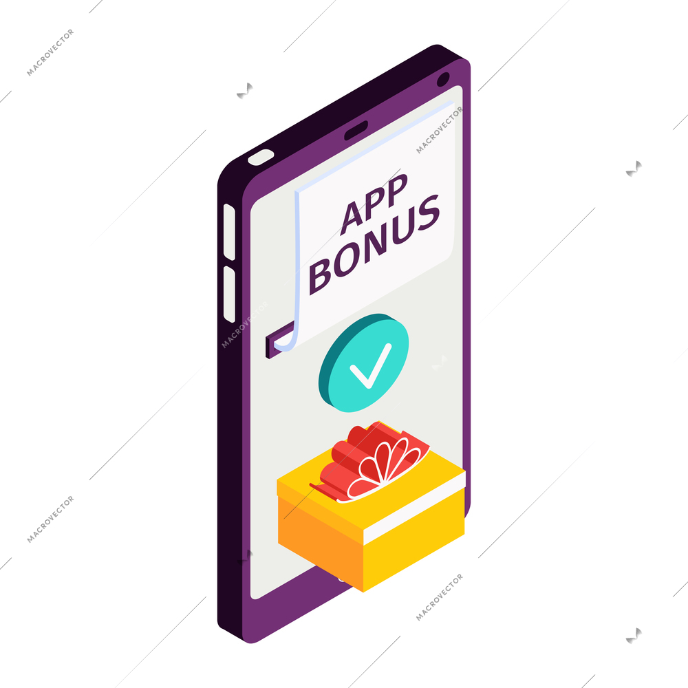 Isometric online mobile bank composition with icons of smartphone exchange and payment methods vector illustration