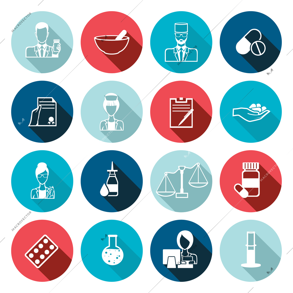 Pharmacy health care medicine outline icons set isolated vector illustration