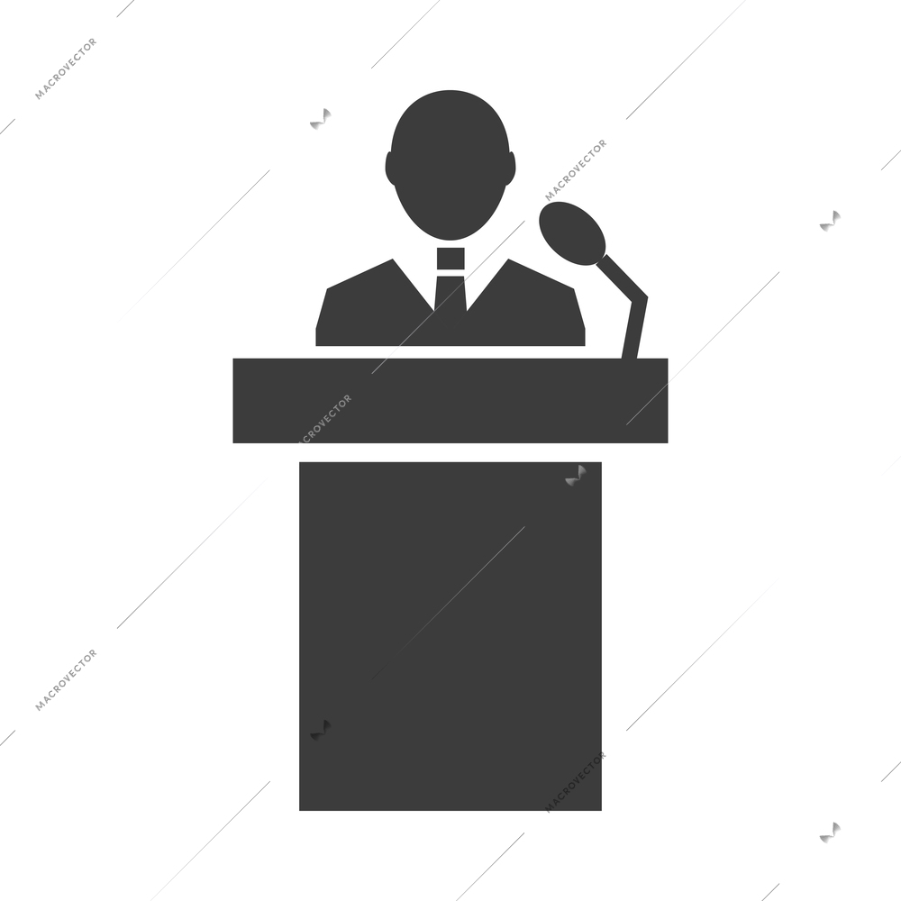 Meet online composition with isolated black icons of business communications on blank background vector illustration