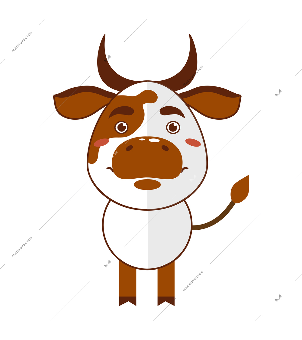 Animal hipster composition with isolated cartoon doodle style cheerful character on blank background vector illustration