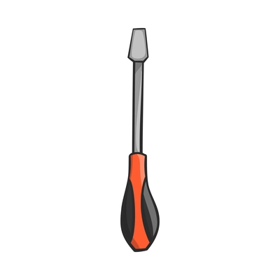 Tools composition with isolated colored icon of construction instrument on blank background vector illustration