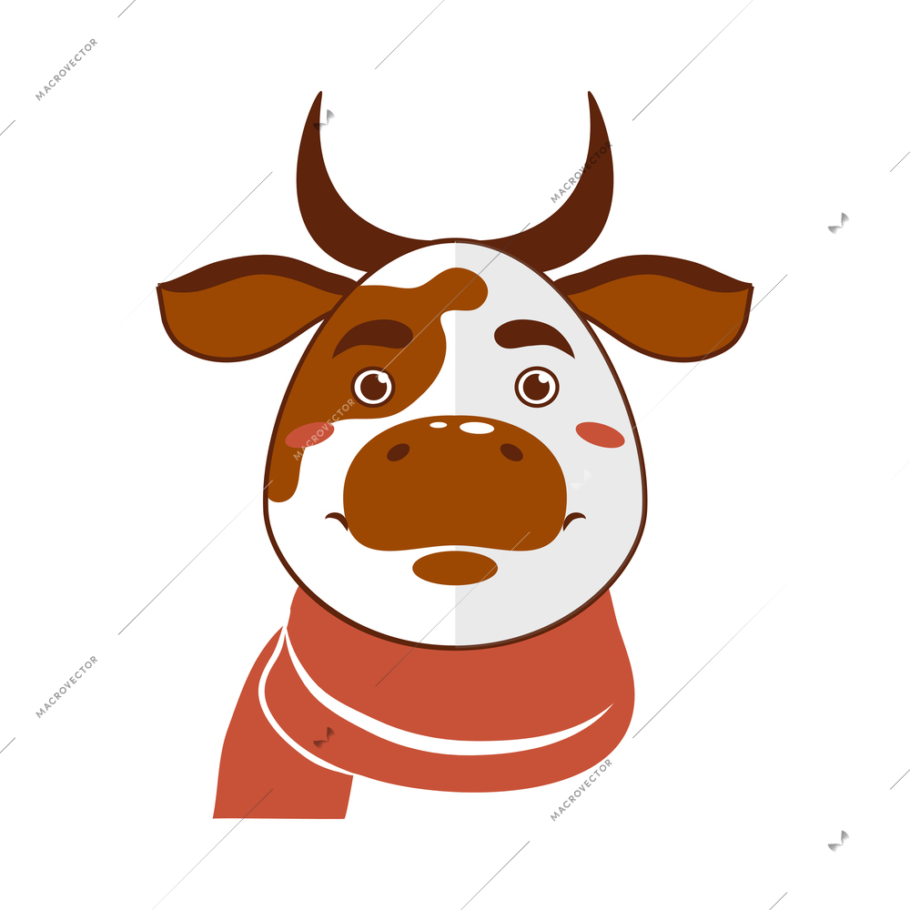 Animal hipster composition with isolated cartoon doodle style cheerful character on blank background vector illustration