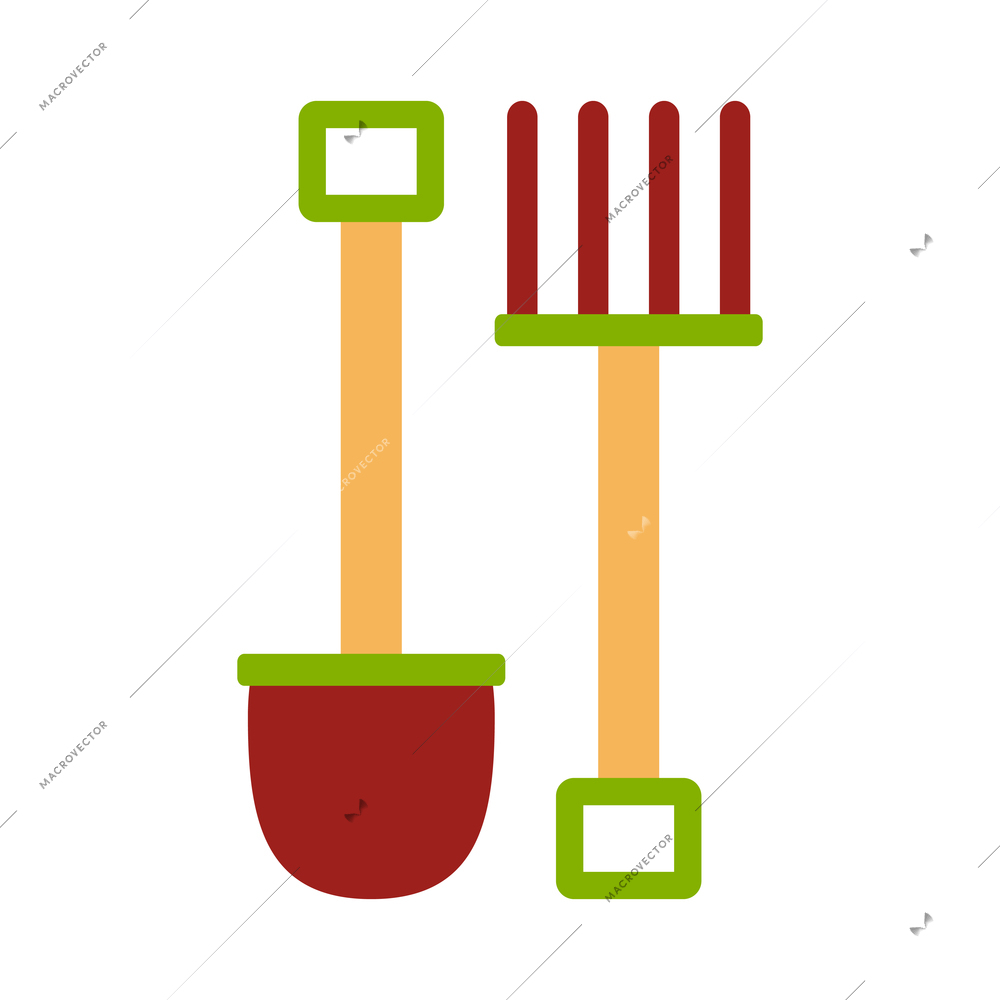 Farming harvesting and agriculture composition with isolated colored icon on blank background vector illustration