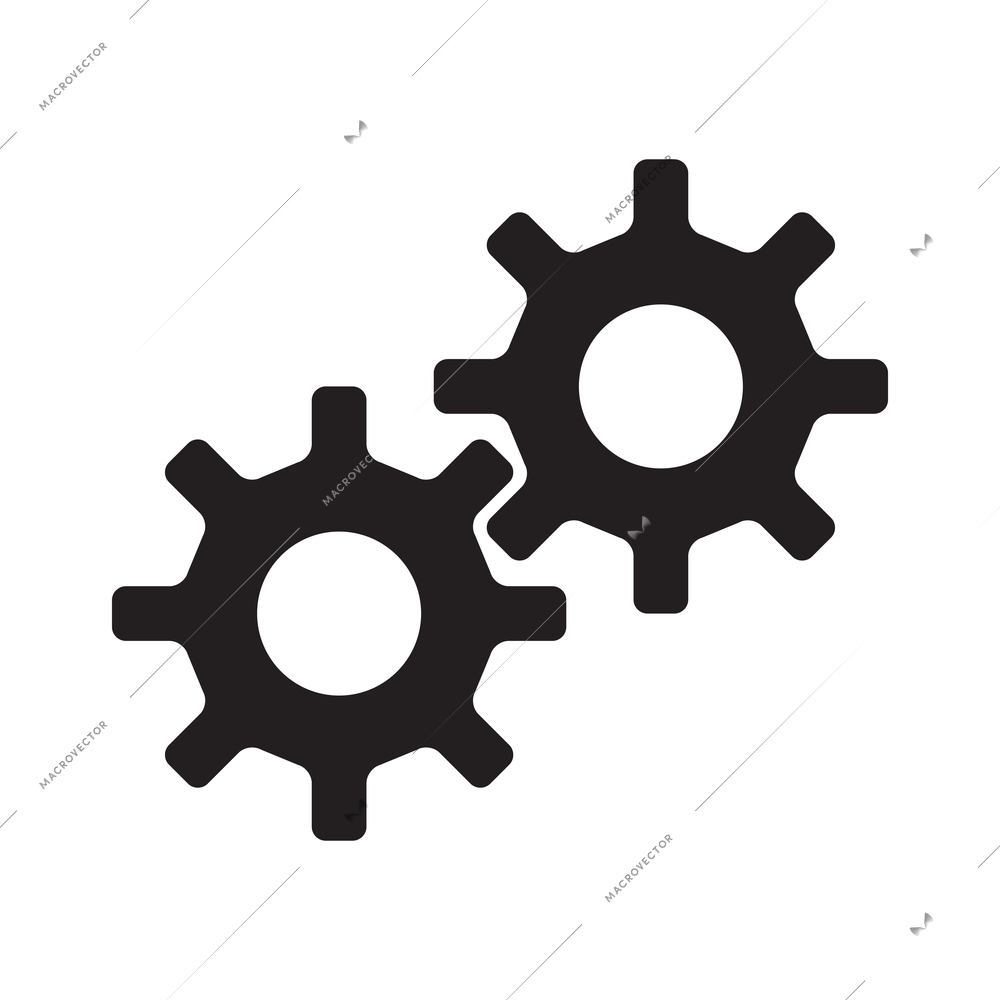 Business composition with flat isolated monochrome finance icon on blank background vector illustration