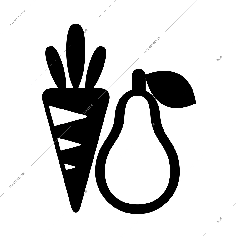 Farming harvesting and agriculture composition with isolated monochrome icon on blank background vector illustration