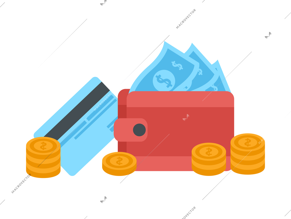 Online shopping composition with isolated colorful internet store icon on blank background vector illustration