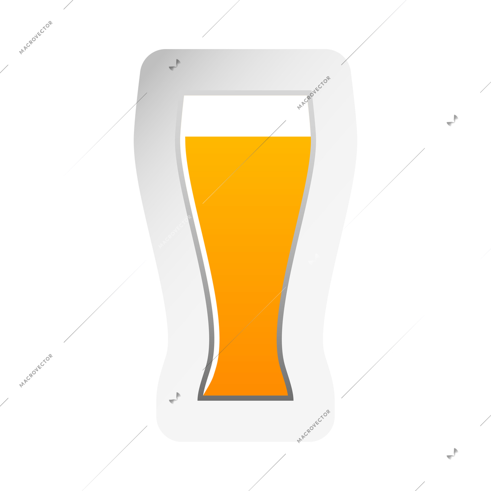 Beer composition with isolated colorful icon on blank background vector illustration