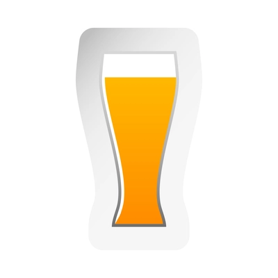 Beer composition with isolated colorful icon on blank background vector illustration