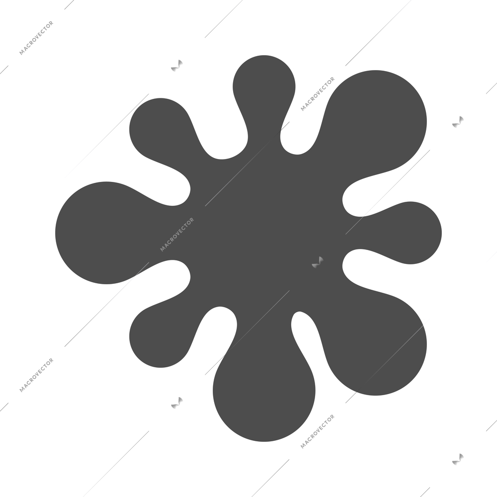 Paintball outdoor game composition with black monochrome icon isolated on blank background vector illustration