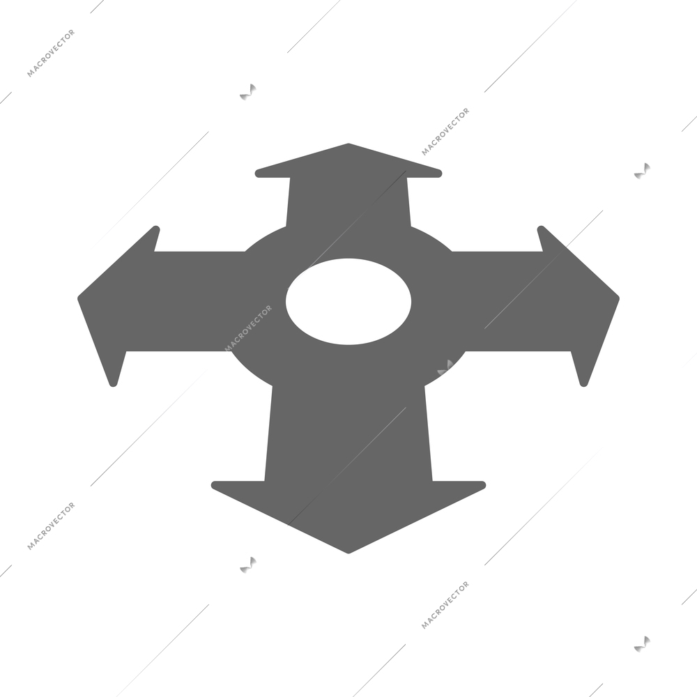 Navigation composition with isolated monochrome icon on blank background vector illustration