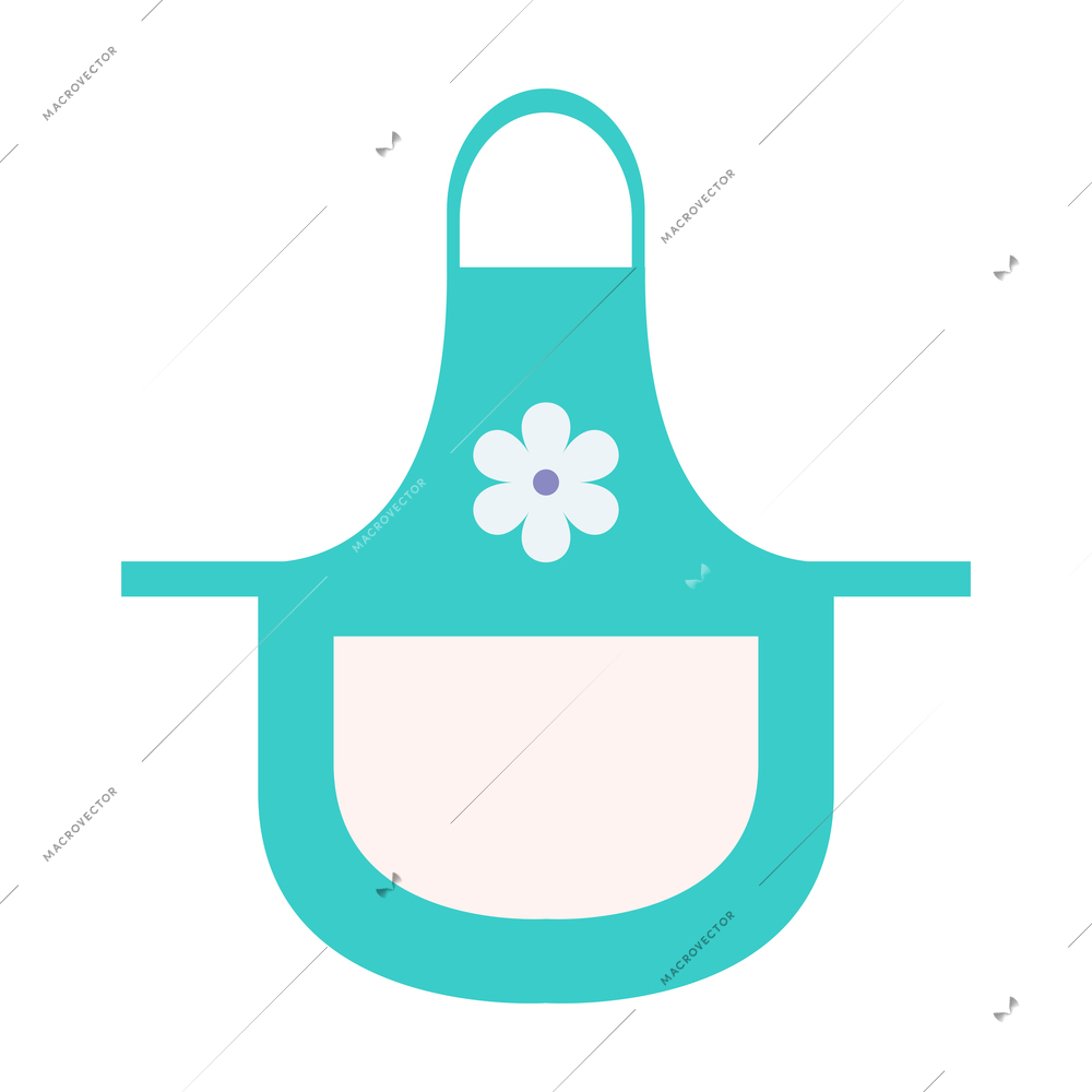 Cooking chief composition with isolated image of kitchen utensil on blank background vector illustration