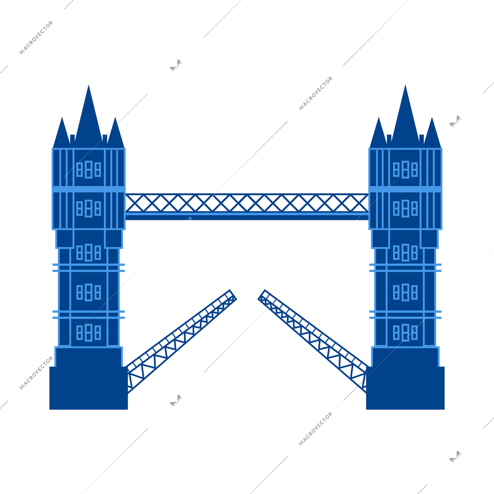 London symbols composition with isolated colorful icons of british stereotype on blank background vector illustration