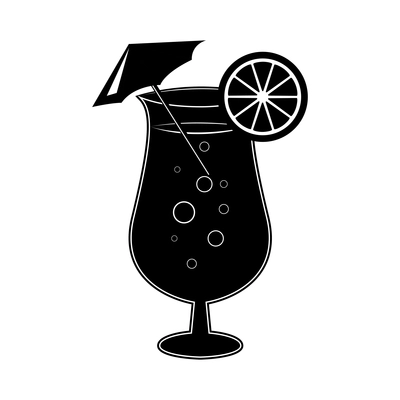 Pictograms of party cocktails with alcohol drinks martini vodka tequila and brandy isolated vector illustration