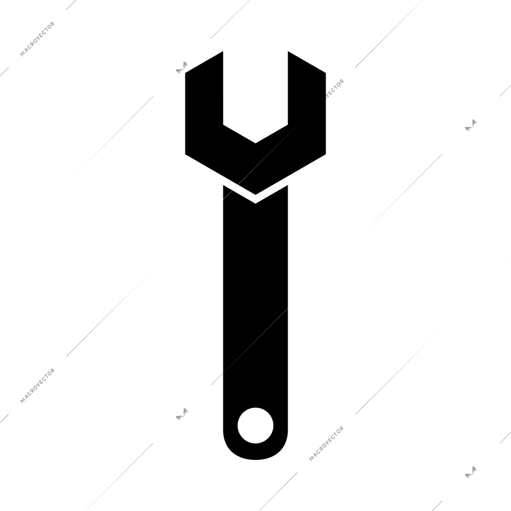 Tools composition with isolated monochrome icon of equipment on blank background vector illustration