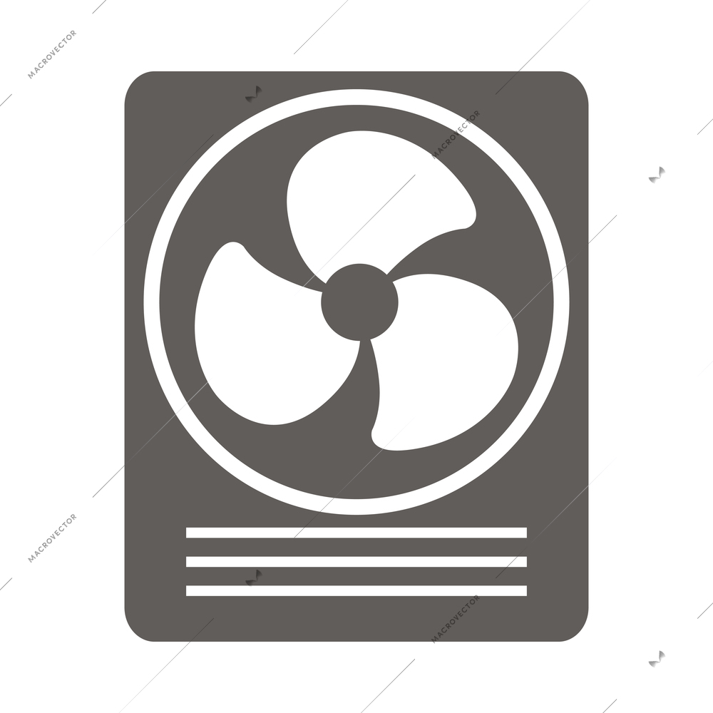 Smart home automation technology composition with isolated icon of utility on blank background vector illustration