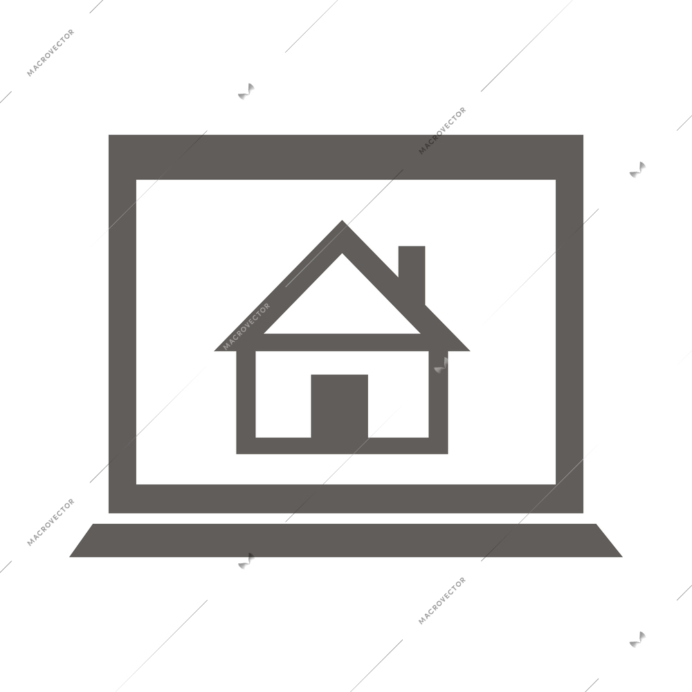 Smart home automation technology composition with isolated icon of utility on blank background vector illustration