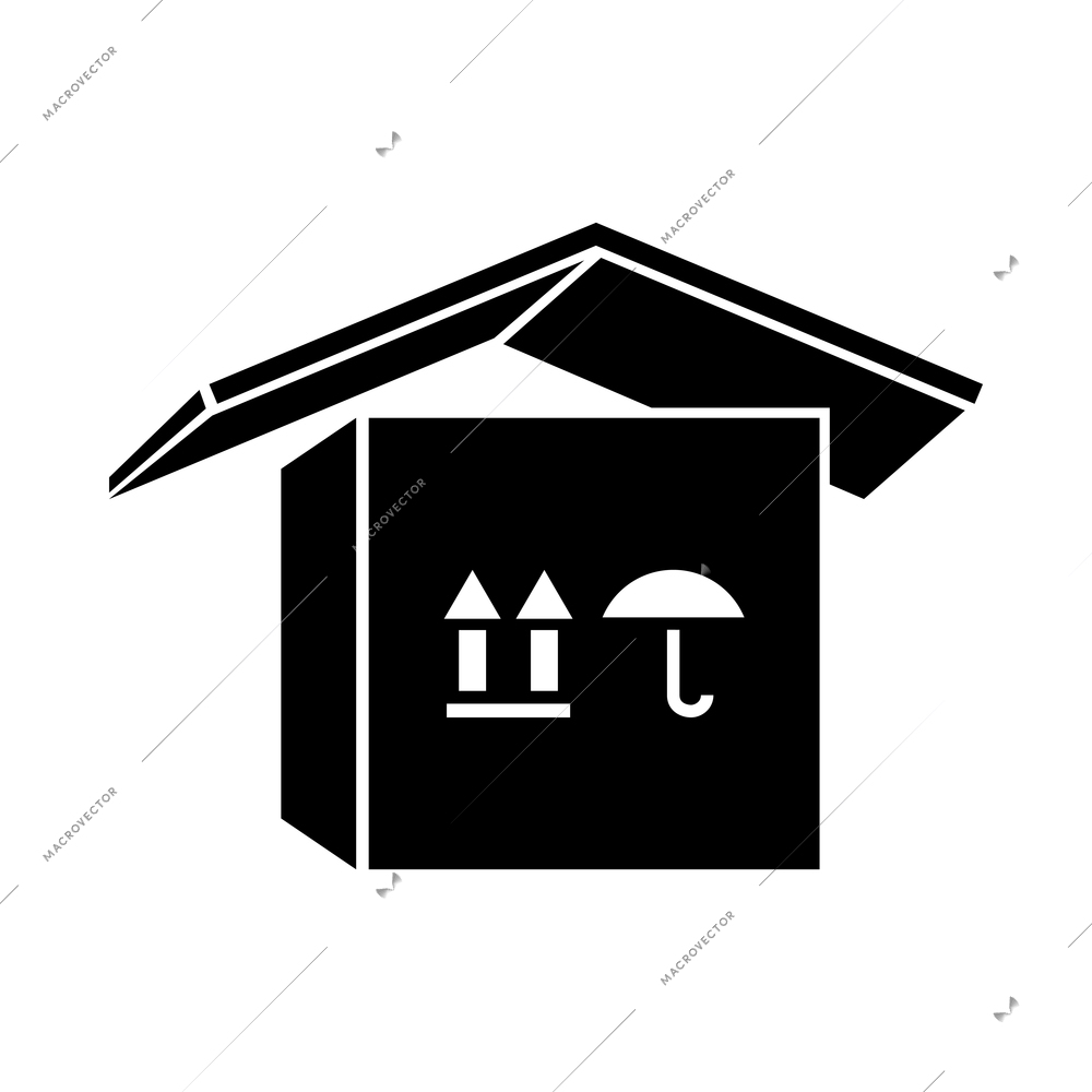 Logistic global supply chain composition with isolated monochrome shipping delivery icon on blank background vector illustration