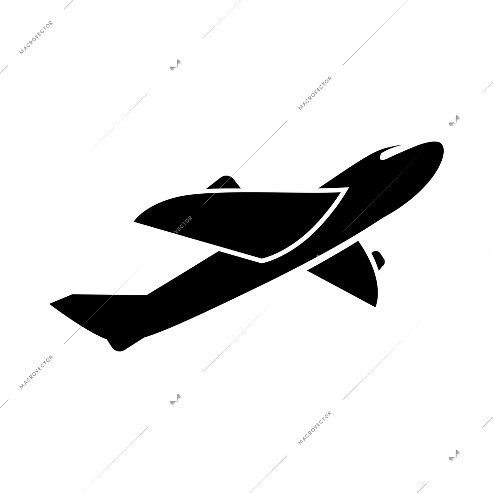 Logistic global supply chain composition with isolated monochrome shipping delivery icon on blank background vector illustration