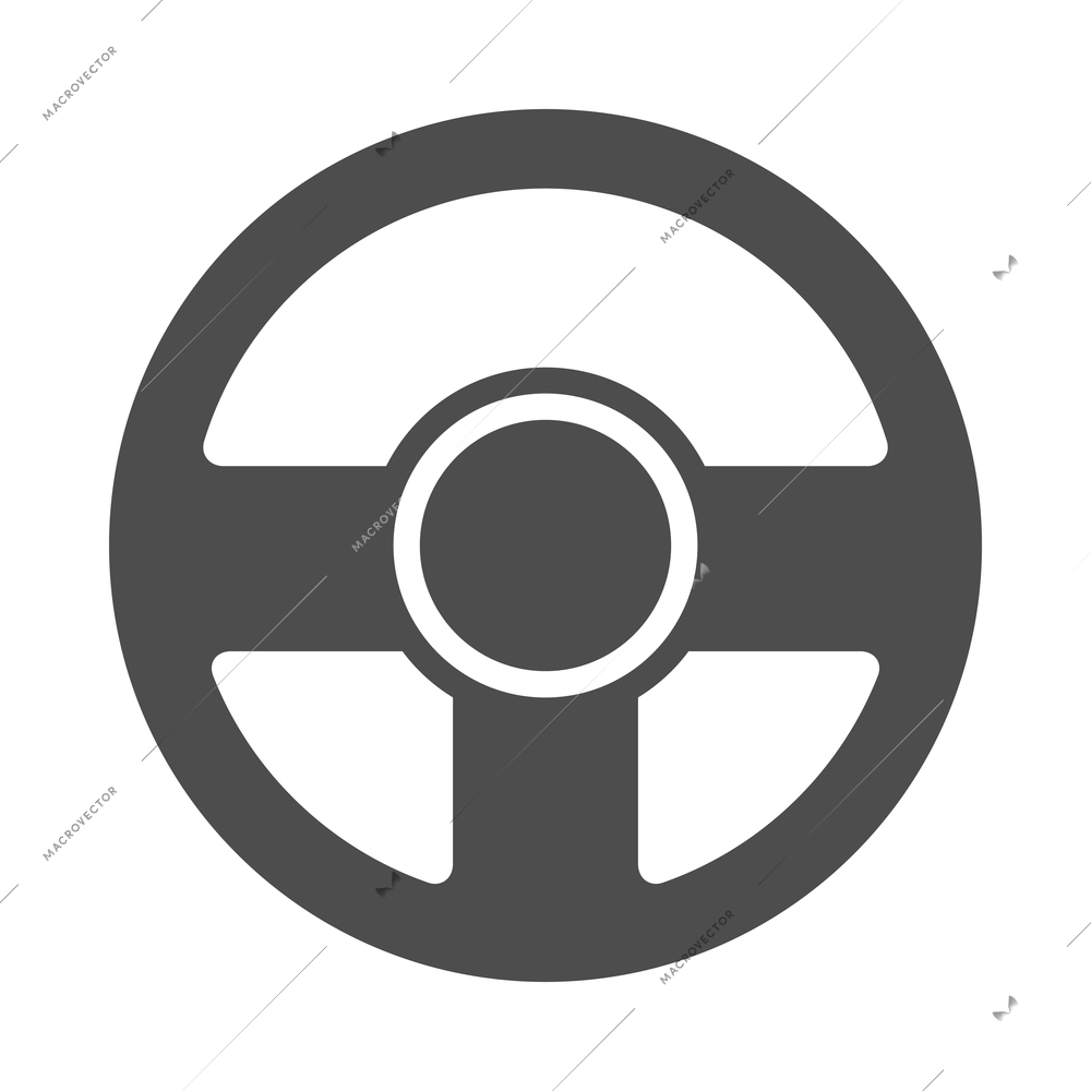 Auto service composition with isolated car maintenance monochrome icon on blank background vector illustration