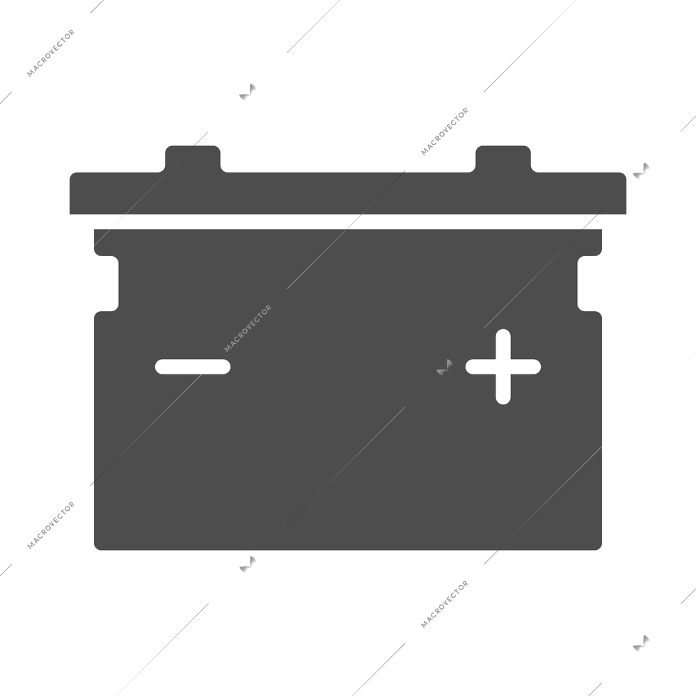 Auto service composition with isolated car maintenance monochrome icon on blank background vector illustration