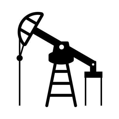 Energy power industry design elements composition with isolated monochrome icon on blank background vector illustration