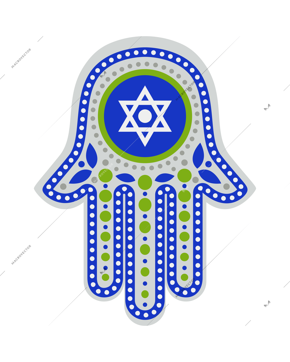 Israel tourism travel composition with isolated traditional culture image on blank background vector illustration