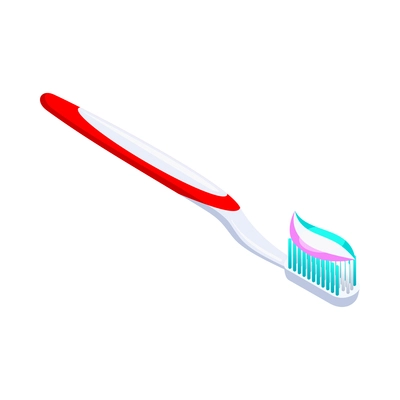 Isometric dentist composition with isolated image of dental clinic equipment on blank background vector illustration