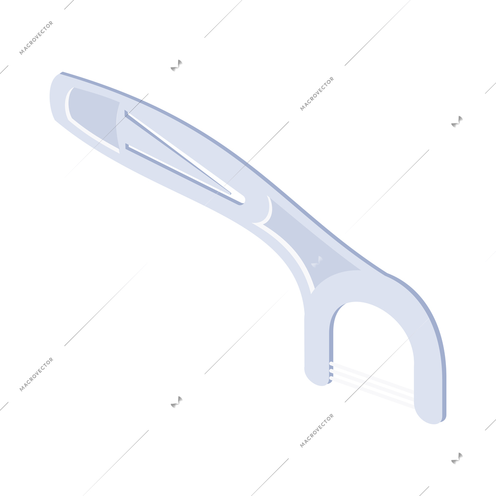 Isometric dentist composition with isolated image of dental clinic equipment on blank background vector illustration