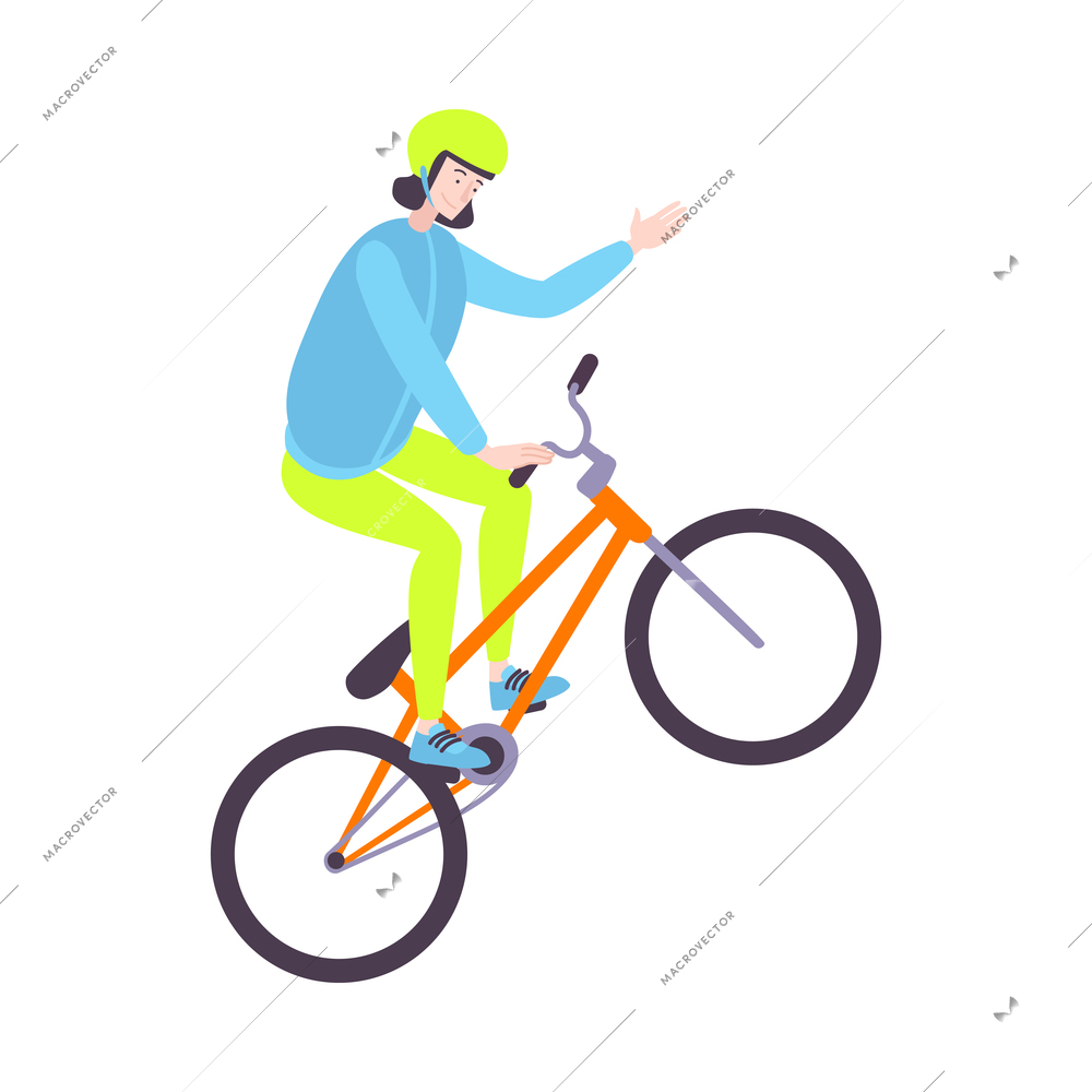 Street sport people flat composition with isolated doodle character of person performing exercise vector illustration