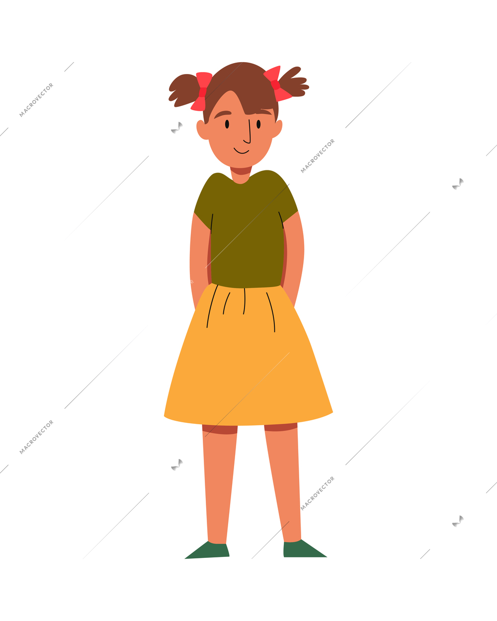 Generations of people composition with isolated doodle style human character age on blank background vector illustration