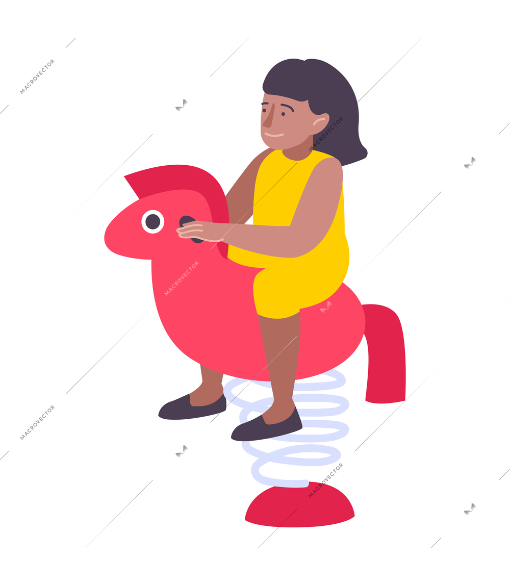 Baby children kid composition with isolated doodle style human character of young person vector illustration