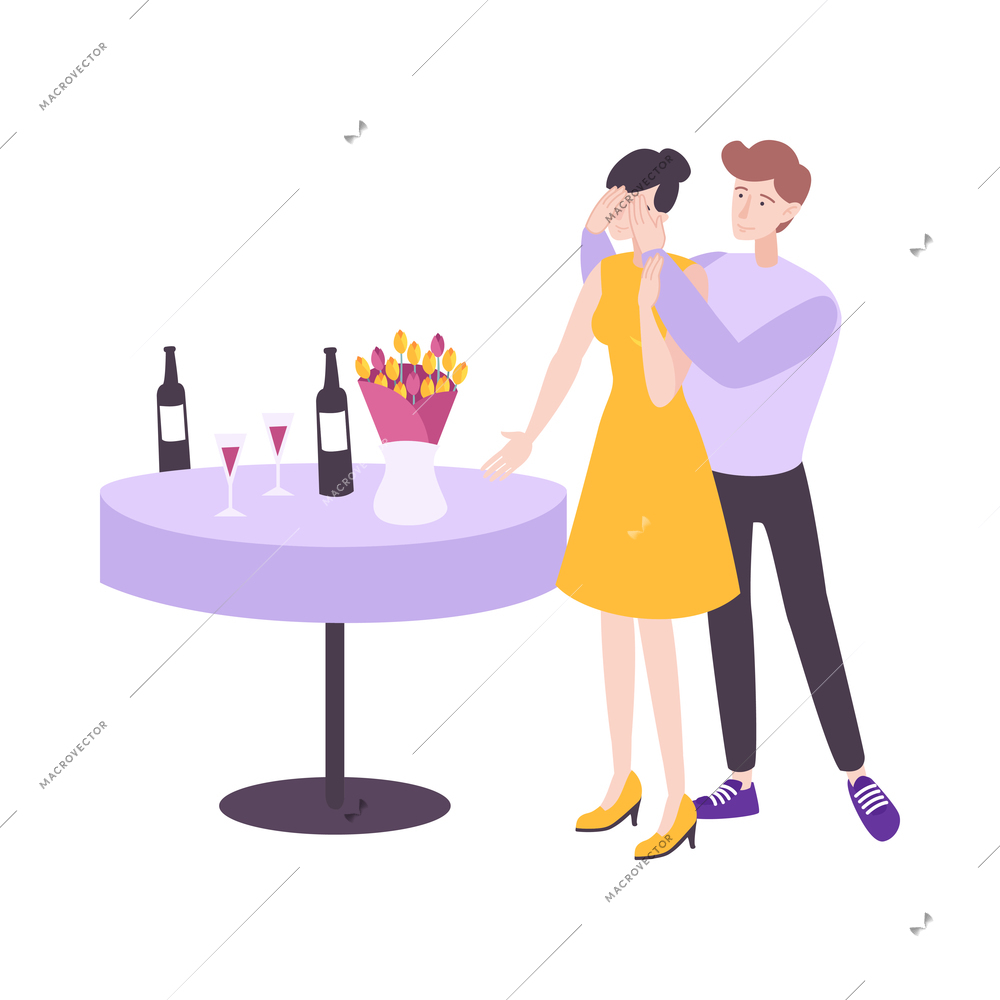 Birthday celebration anniversary composition with isolated doodle human character of happy persons vector illustration