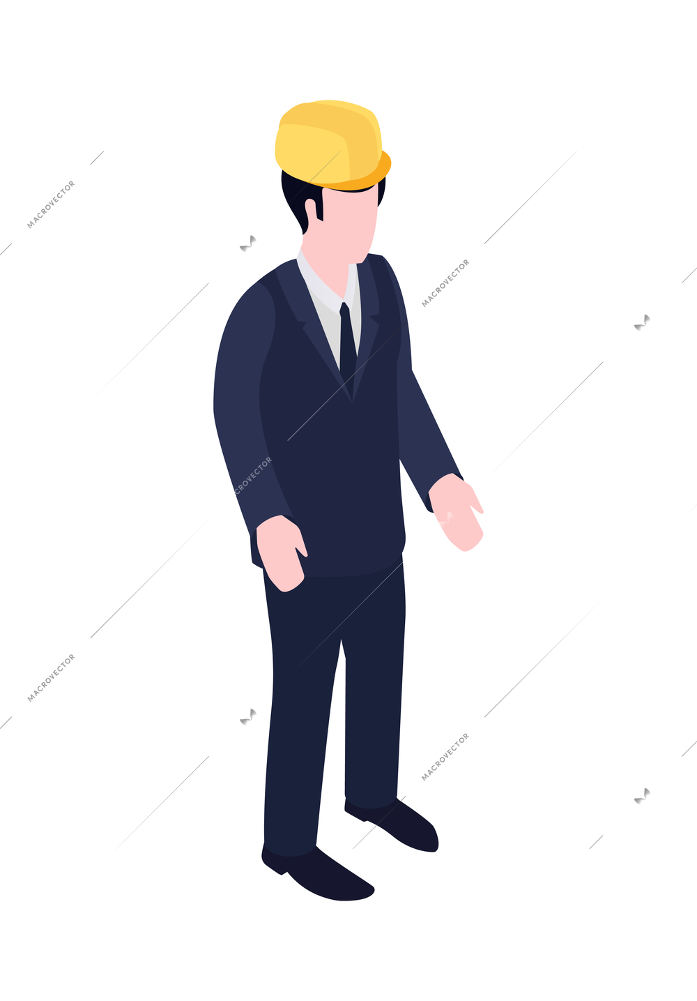 Isometric petroleum industry composition with isolated image of oil production worker vector illustration