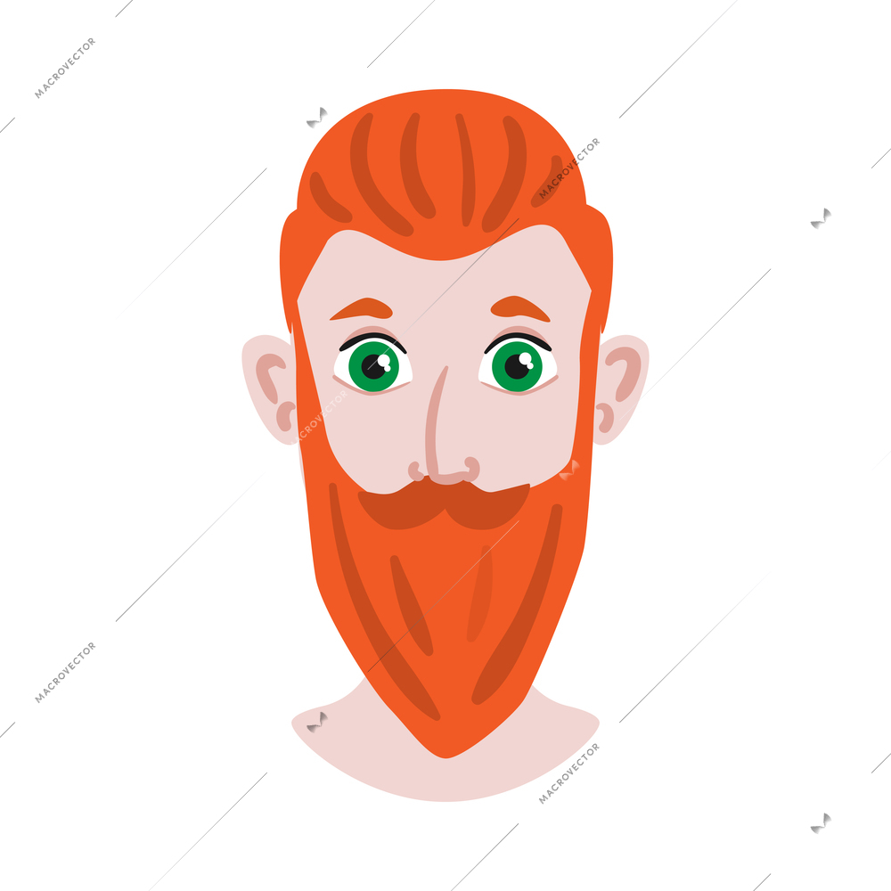 Portrait face creator composition with isolated human characters head on blank background vector illustration