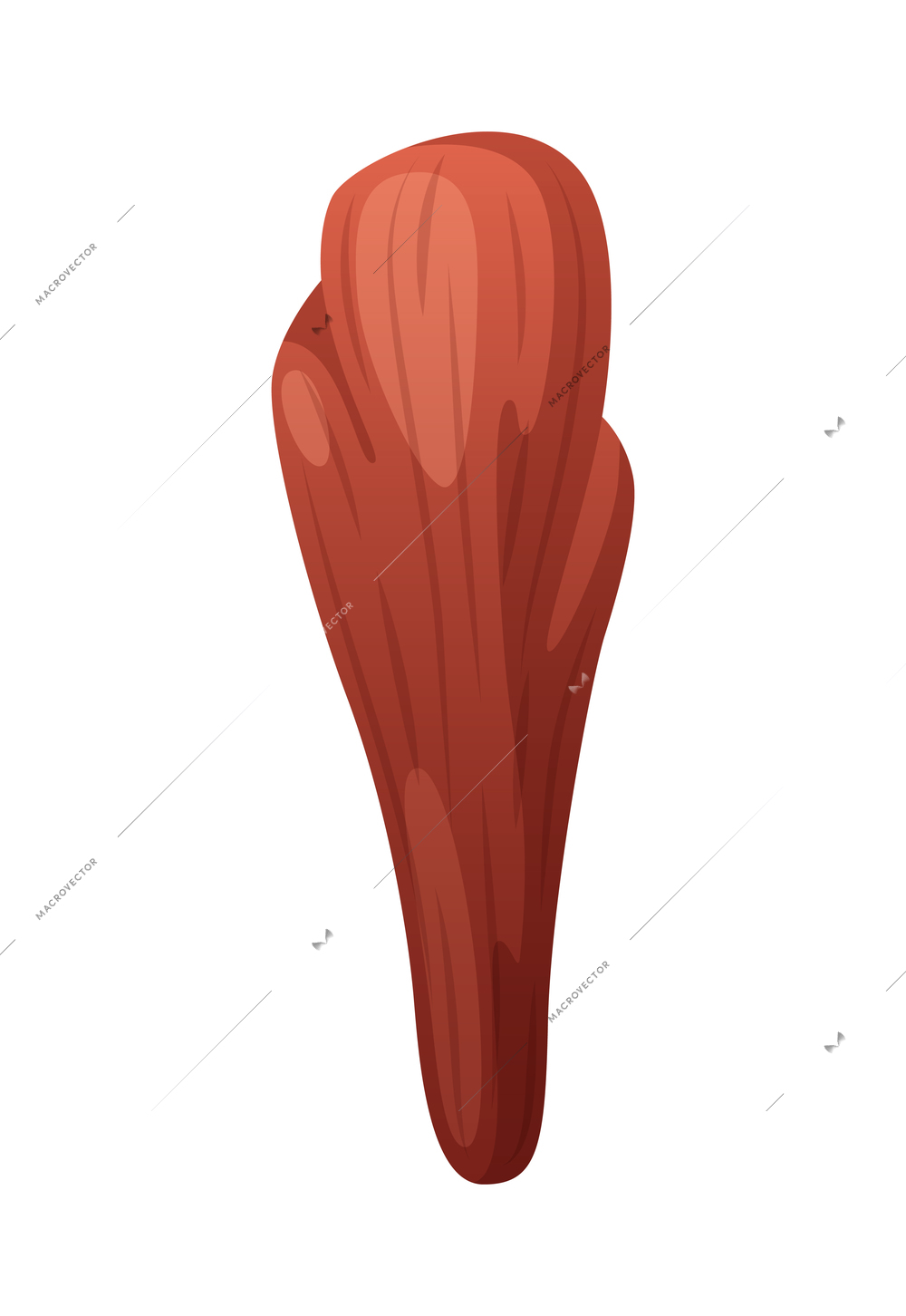 Prehistoric stone age caveman composition with isolated image of ancient labor tool vector illustration