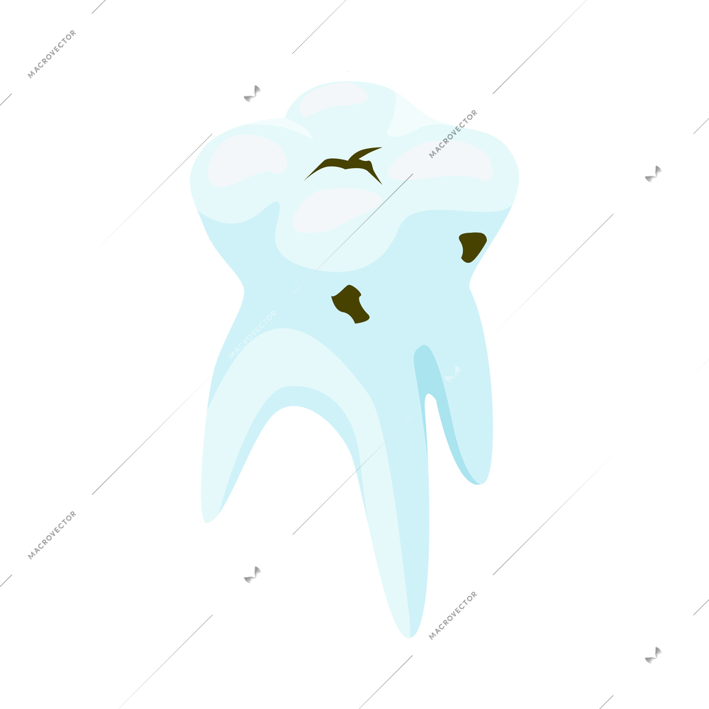Isometric dentist composition with isolated tooth care and medical icon vector illustration