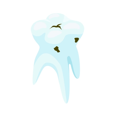 Isometric dentist composition with isolated tooth care and medical icon vector illustration