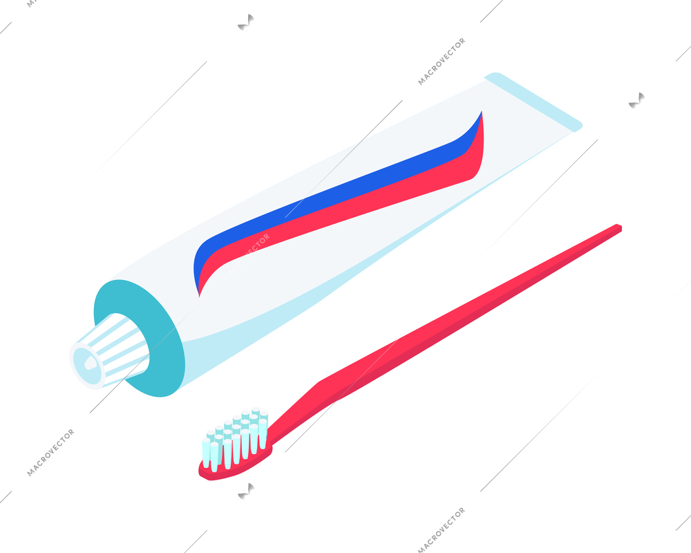 Isometric dentist composition with isolated tooth care and medical icons vector illustration