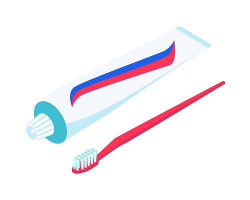 Isometric dentist composition with isolated tooth care and medical icons vector illustration