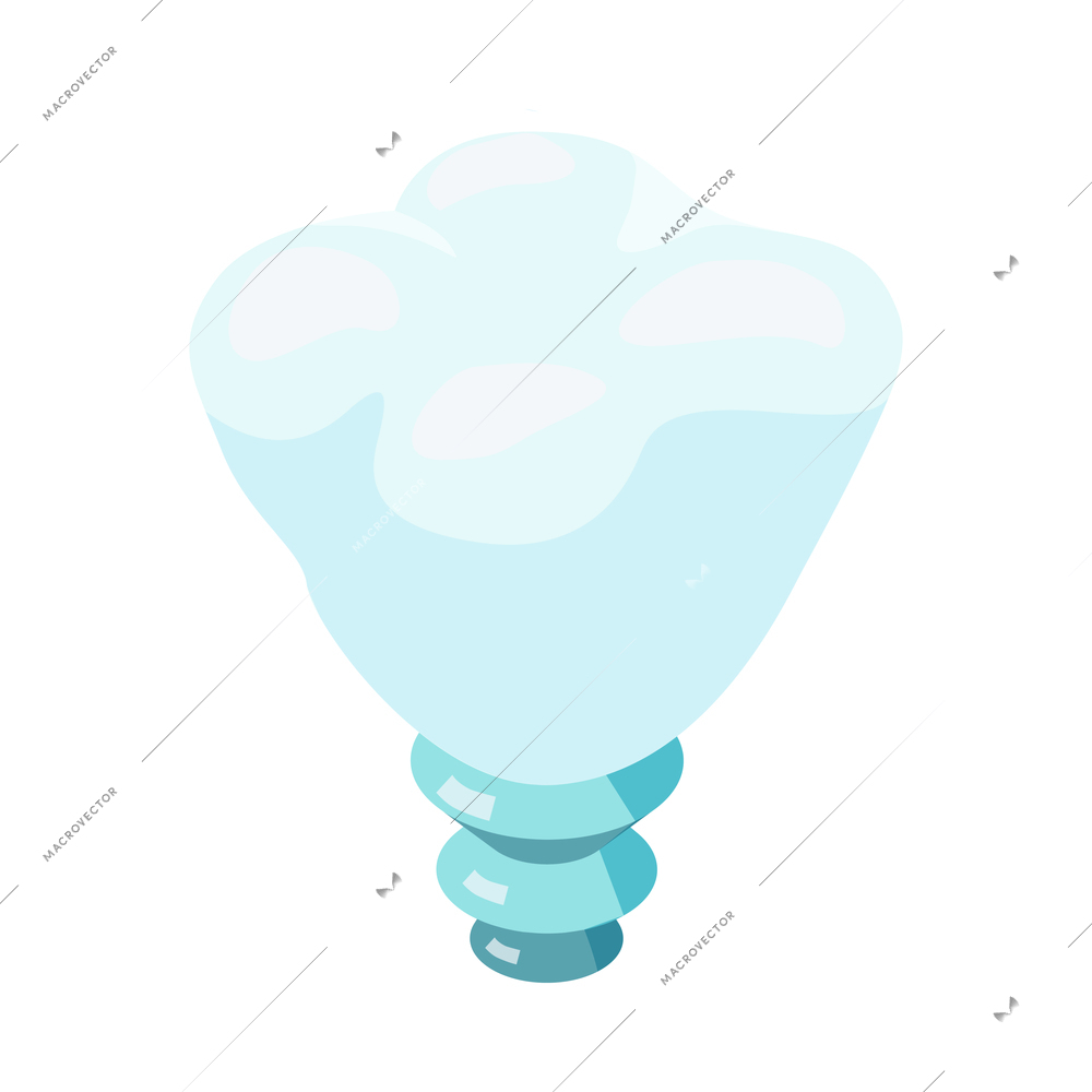 Isometric dentist composition with isolated tooth care and medical icon vector illustration