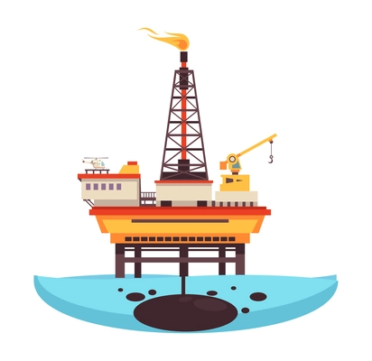 Industry factory pollution composition with view of industrial site vector illustration