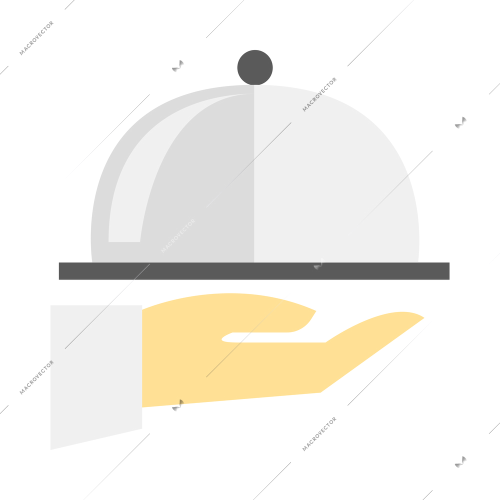 Cooking composition with isolated colorful kitchen and restaurant icon on blank background vector illustration