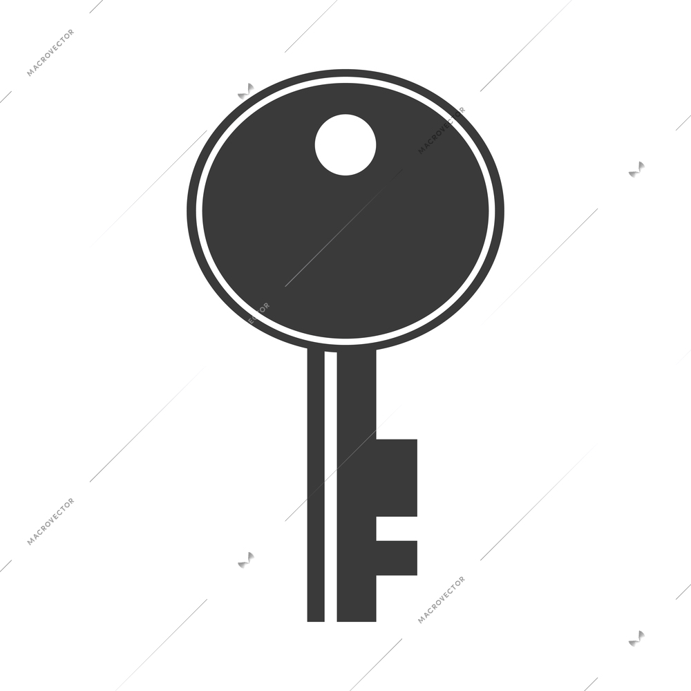 Lock safe black composition with business banking finance icon isolated on blank background vector illustration