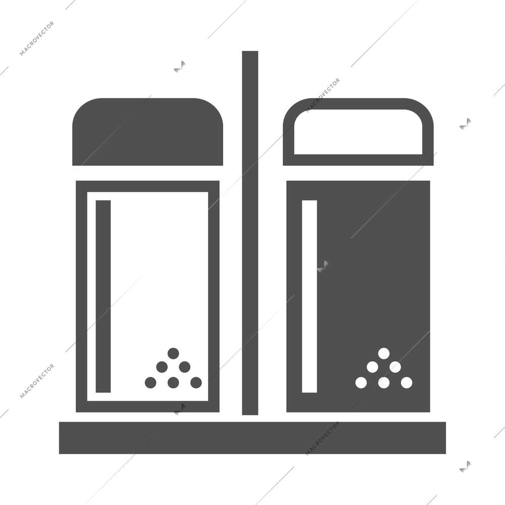 Cooking black composition with isolated monochrome kitchen and restaurant icon on blank background vector illustration