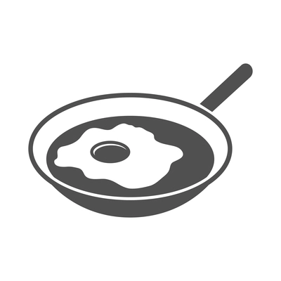 Cooking black composition with isolated monochrome kitchen and restaurant icon on blank background vector illustration